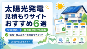 太陽光発電の一括見積もりサイトおすすめ6選