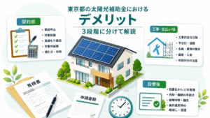 東京都太陽光補助金のデメリット